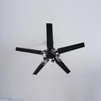 Black Vintage Ceiling Fan Light