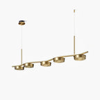 Alta Linear Brass Chandelier