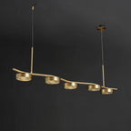 Alta Linear Brass Chandelier
