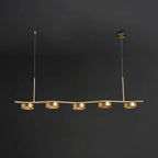 Alta Linear Brass Chandelier