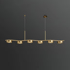 Alta Linear Brass Chandelier