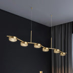 Alta Linear Brass Chandelier