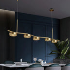 Alta Linear Brass Chandelier