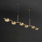 Alta Linear Brass Chandelier