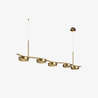 Alta Linear Brass Chandelier