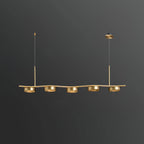 Alta Linear Brass Chandelier