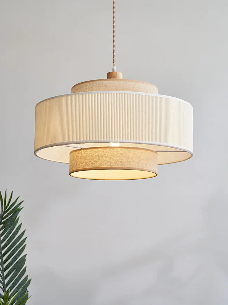 Spool Fabric Pendant Lamp
