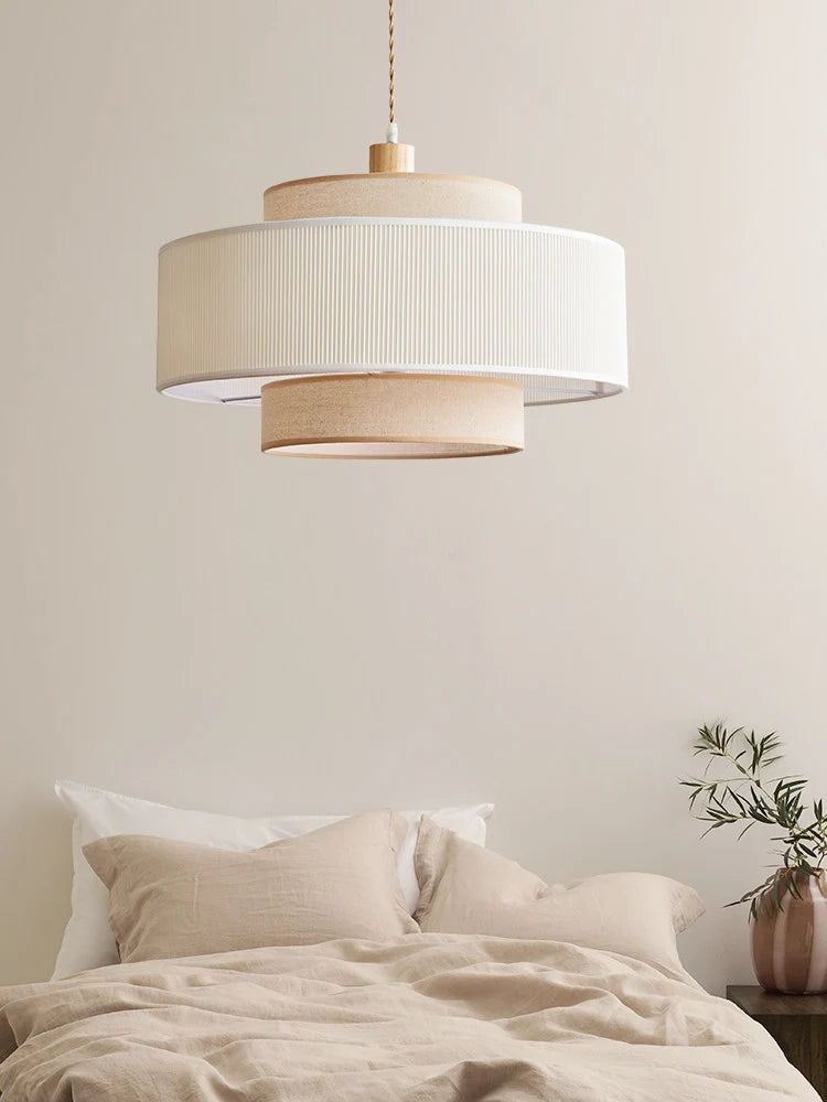 Spool Fabric Pendant Lamp