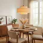 Spool Fabric Pendant Lamp