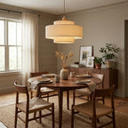 Spool Fabric Pendant Lamp