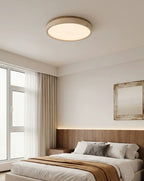 Halo Travertine Flush Mount Light