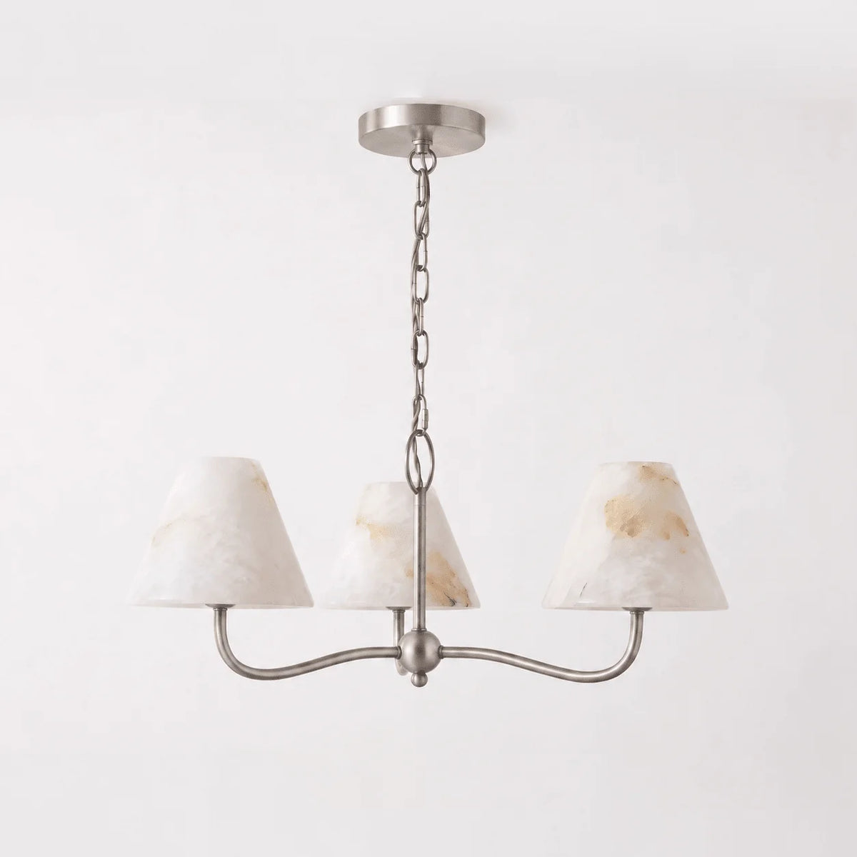 Fenwick Alabaster Cone Chandelier