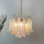 Colorful Murano-Style Glass Chandelier