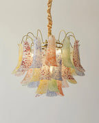 Colorful Murano-Style Glass Chandelier