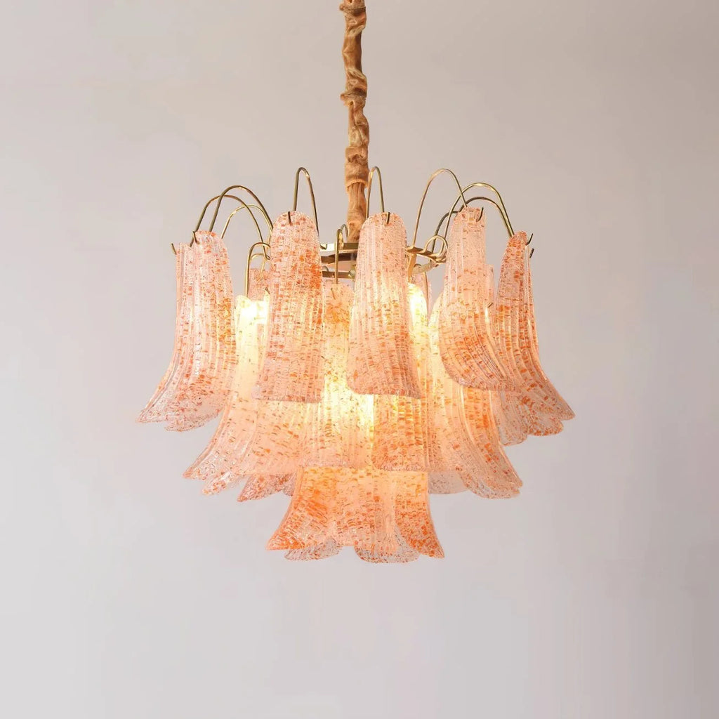 Colorful Murano-Style Glass Chandelier