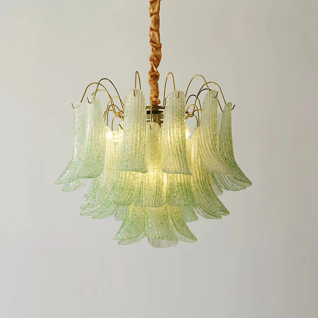 Colorful Murano-Style Glass Chandelier