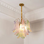 Colorful Murano-Style Glass Chandelier