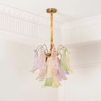 Colorful Murano-Style Glass Chandelier