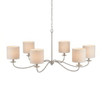 Crescent Wrought Iron Chandelier