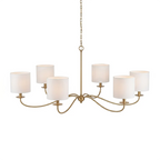 Crescent Wrought Iron Chandelier