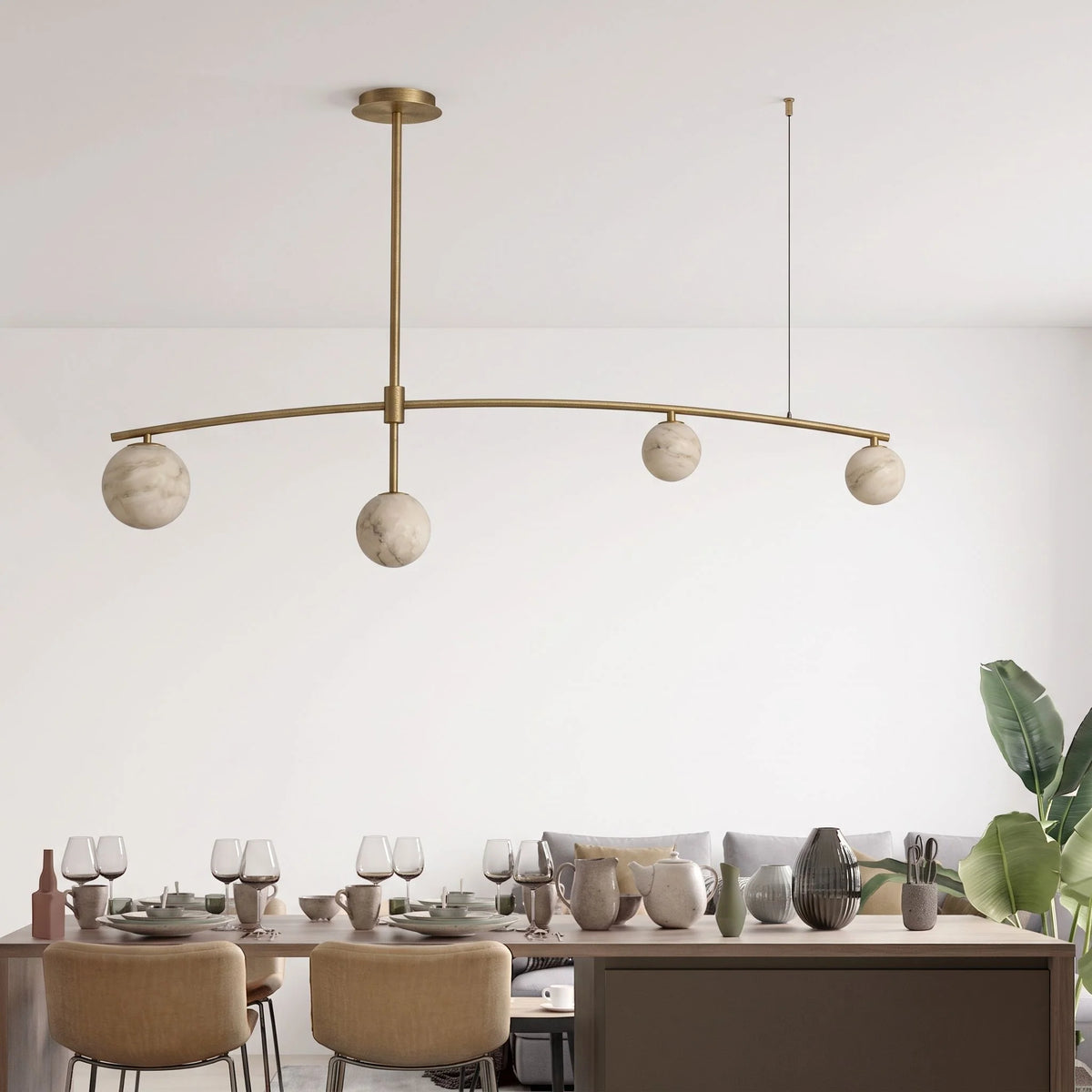 Cumulus Alabaster Chandelier