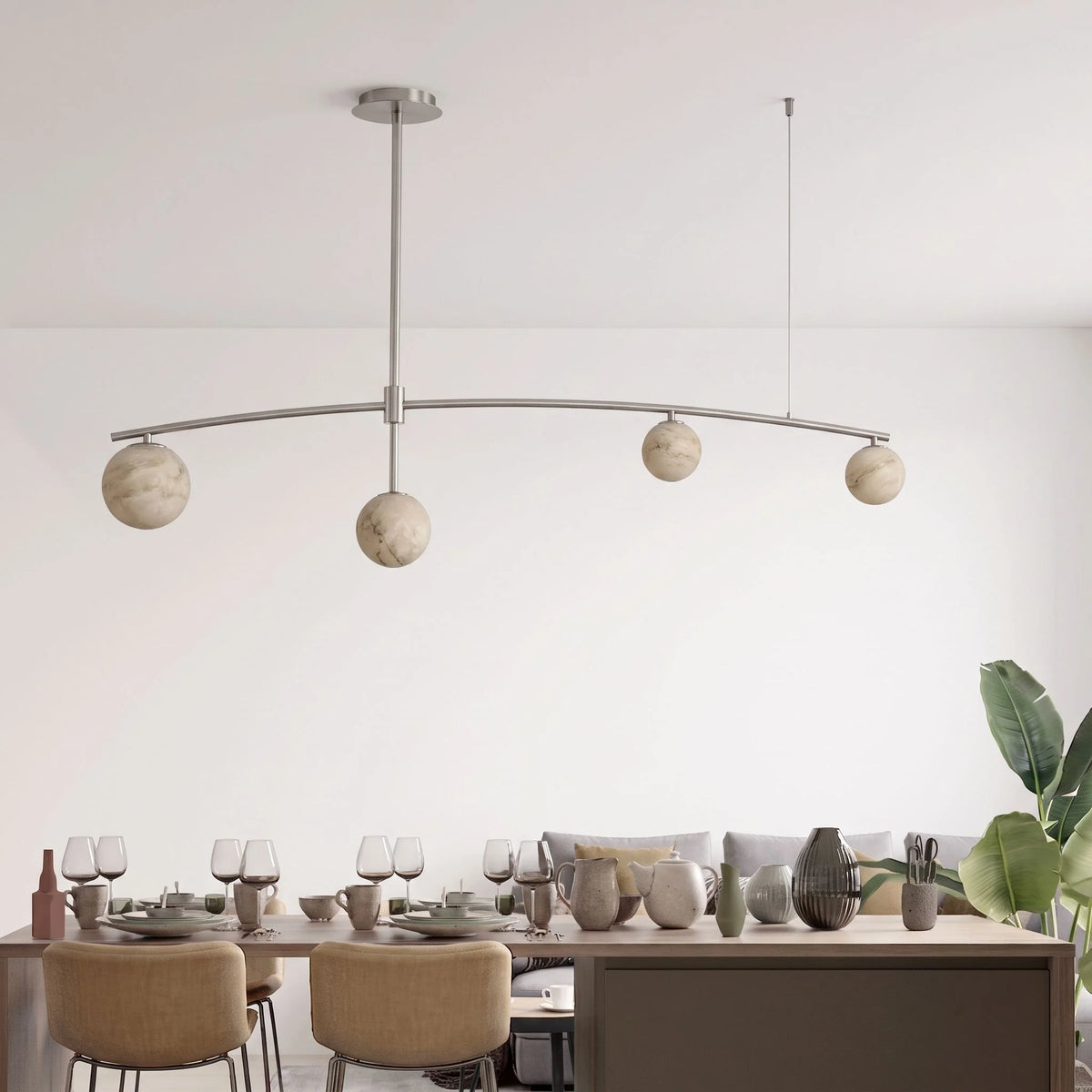 Cumulus Alabaster Chandelier