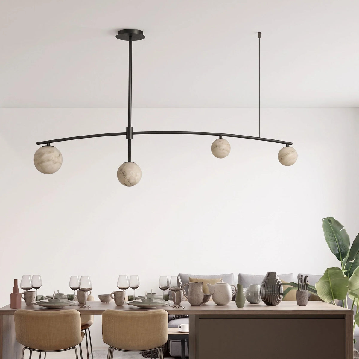 Cumulus Alabaster Chandelier