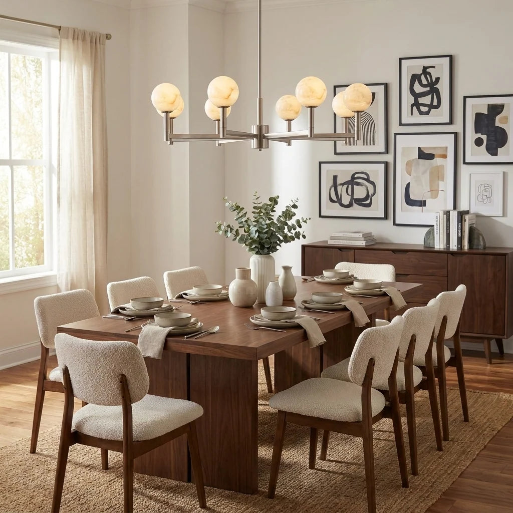 Compass Alabaster Chandelier