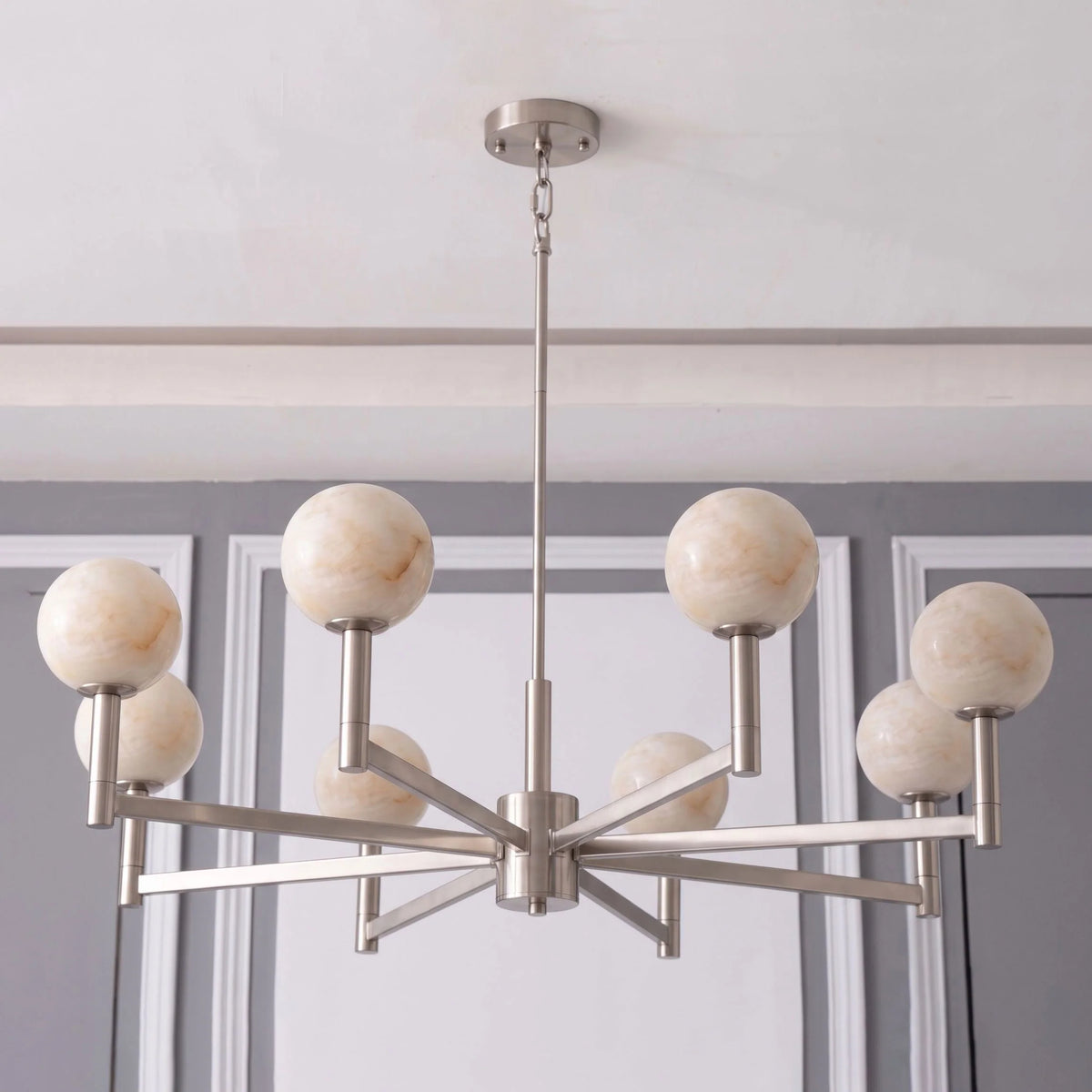 Compass Alabaster Chandelier