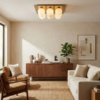 Cobble Alabaster Flush Mount