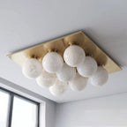 Cobble Alabaster Flush Mount