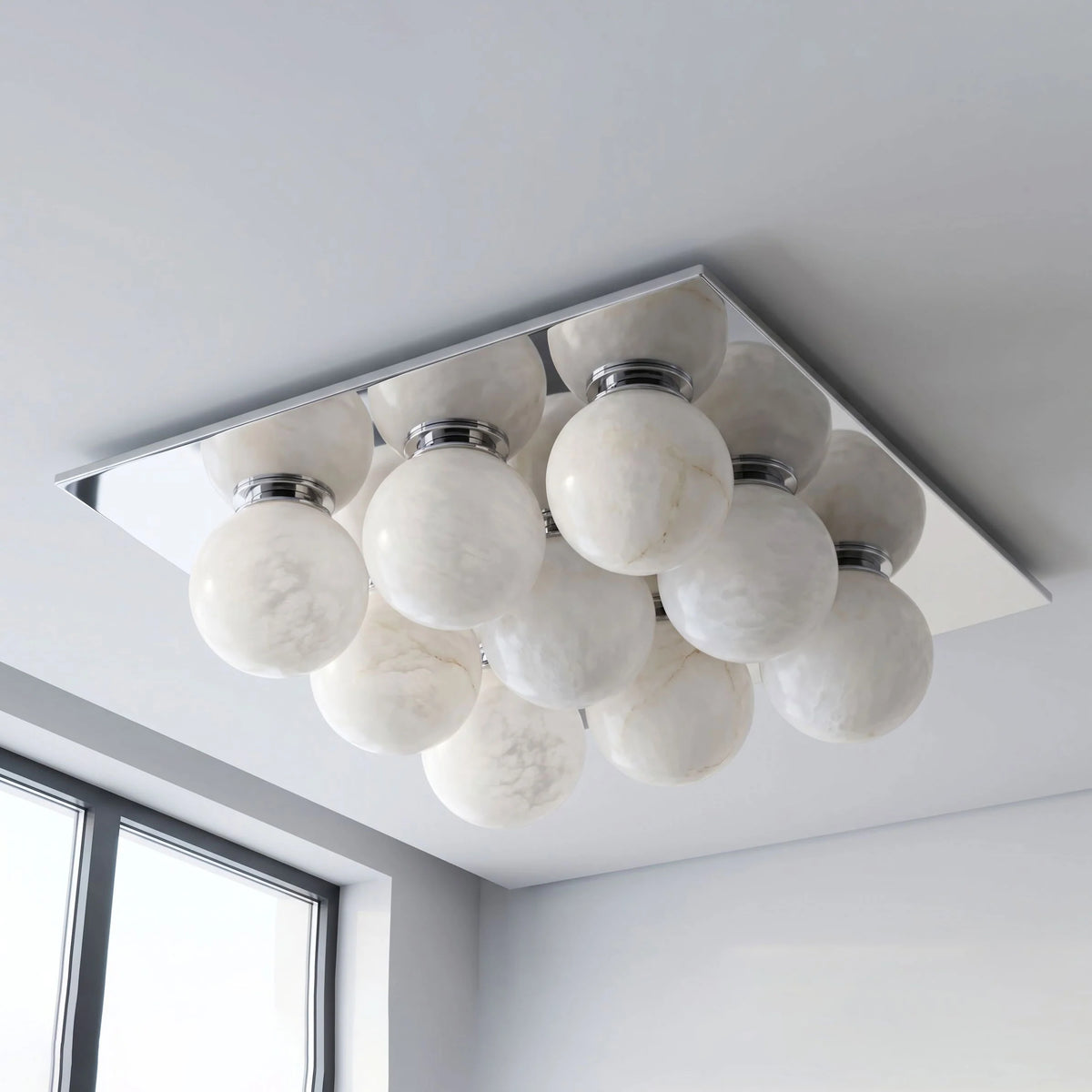 Cobble Alabaster Flush Mount