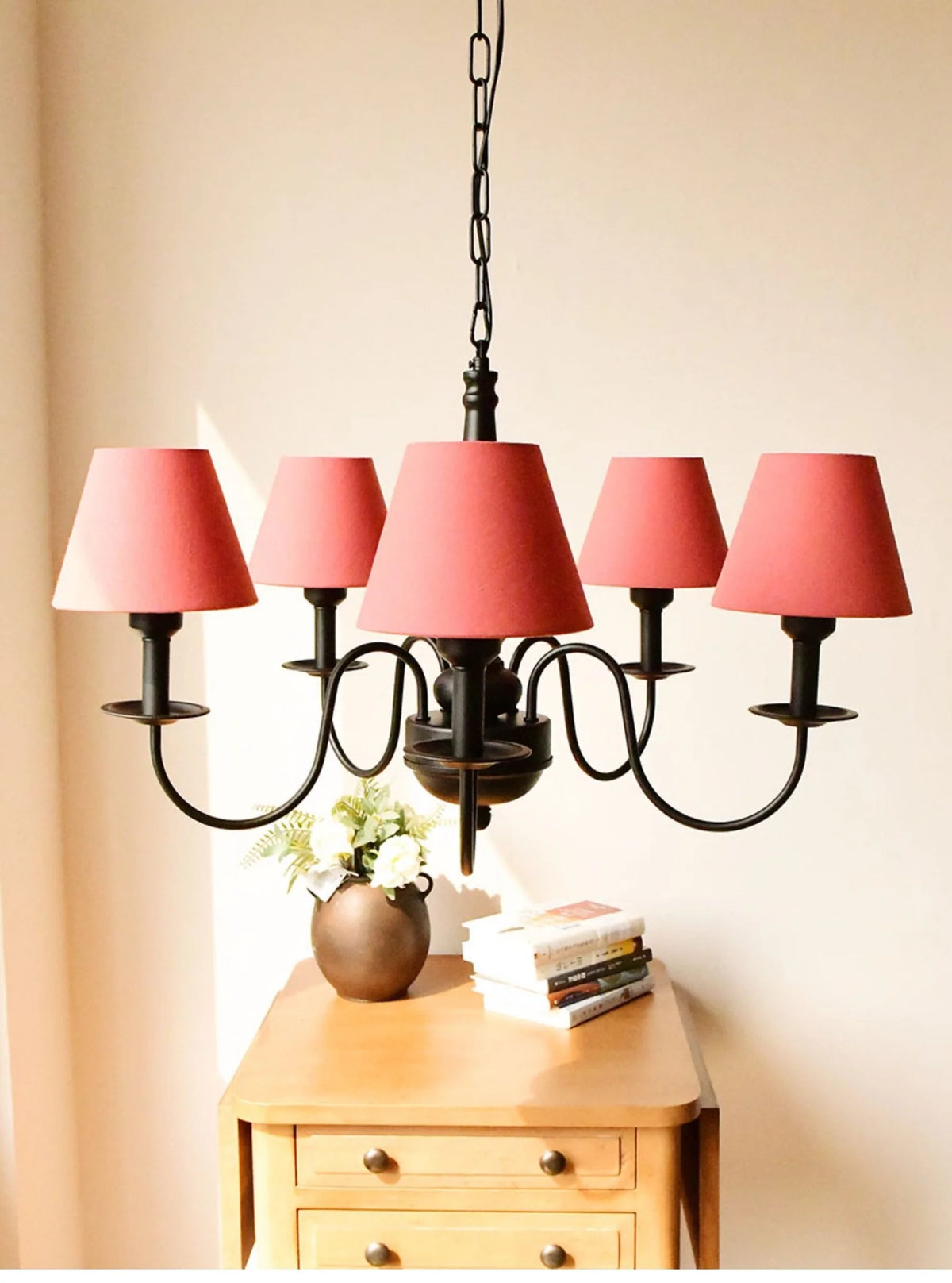 Marlowe Coral Cone Chandelier