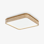 Casement Travertine Flush Mount Light