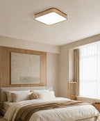 Casement Travertine Flush Mount Light