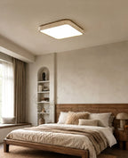 Casement Travertine Flush Mount Light