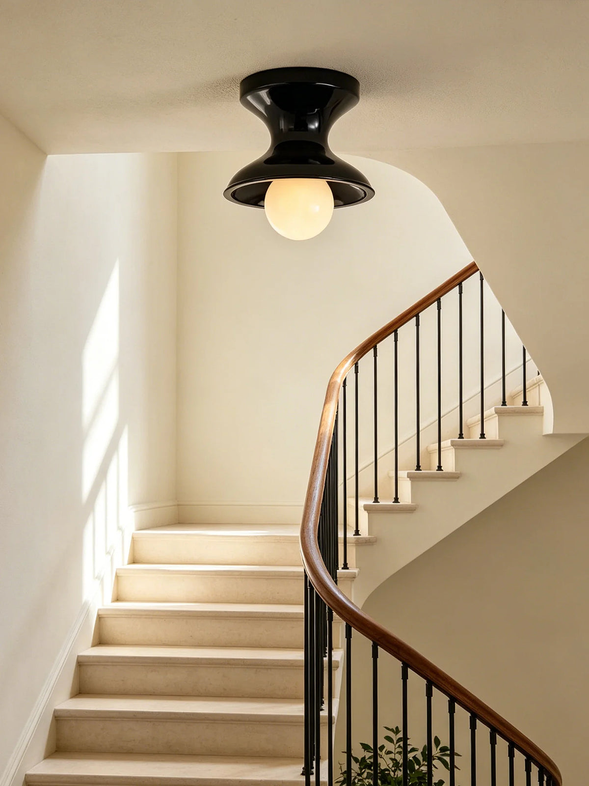 Bobbin Resin Flush Mount Light