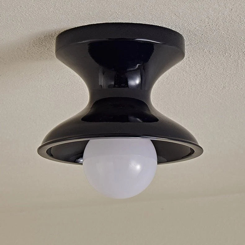 Bobbin Resin Flush Mount Light