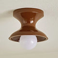 Bobbin Resin Flush Mount Light