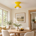 Bobbin Resin Flush Mount Light