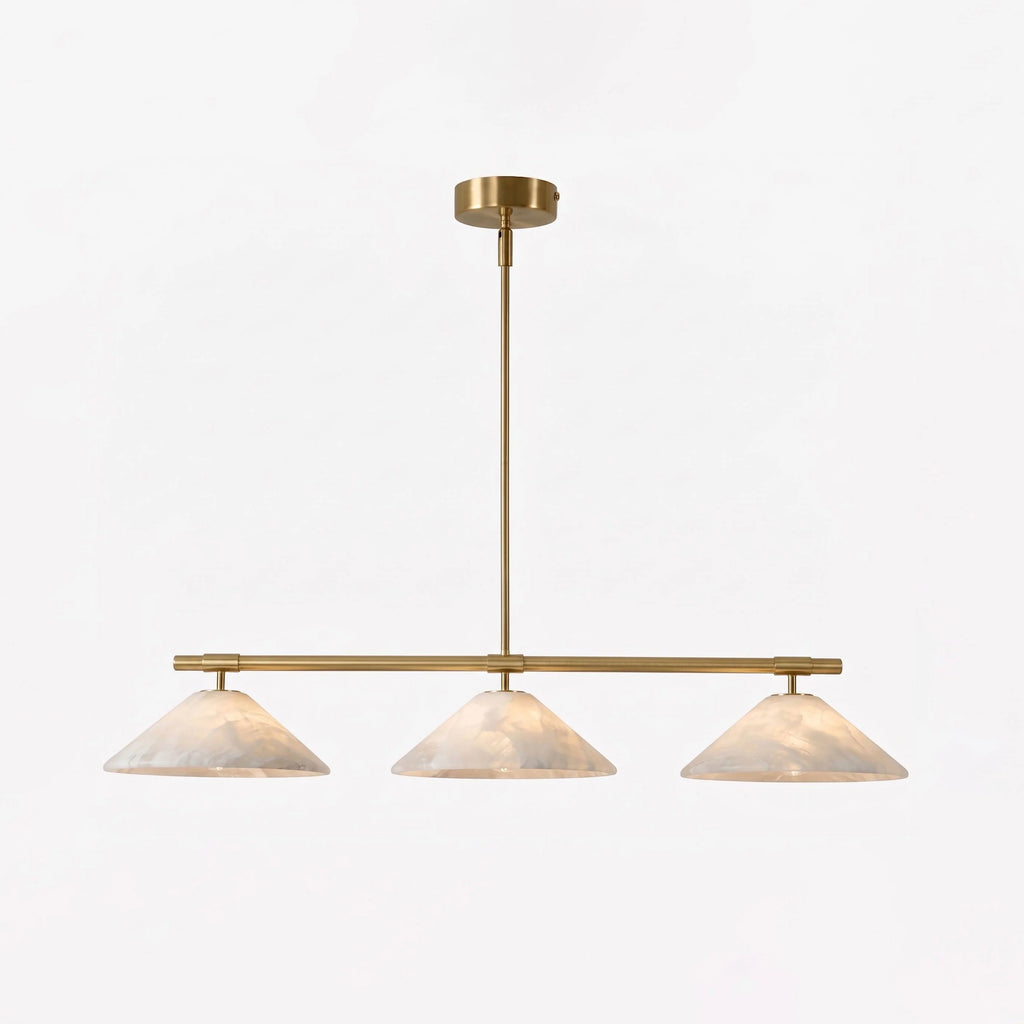 Ridgeline Alabaster Linear Chandelier