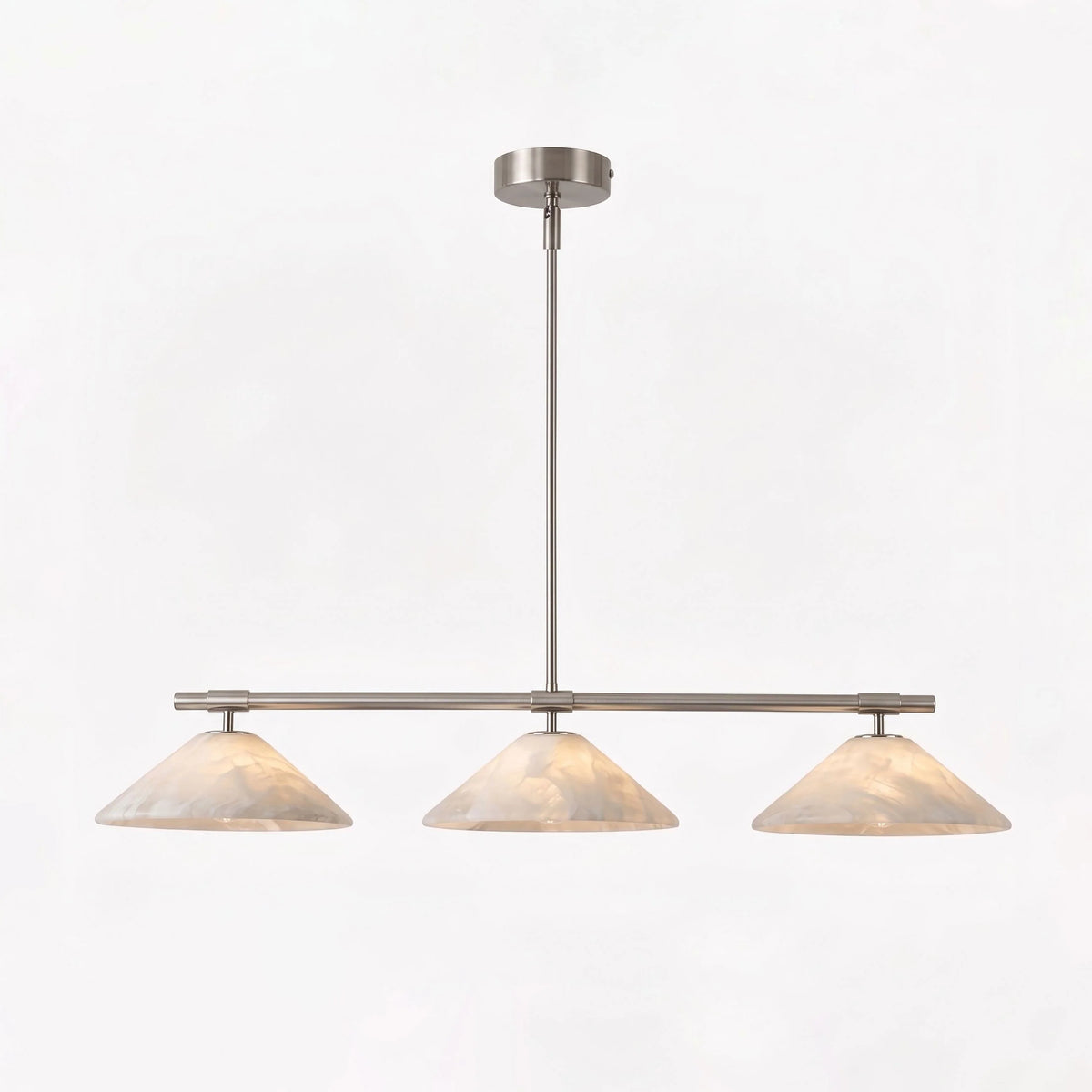 Ridgeline Alabaster Linear Chandelier