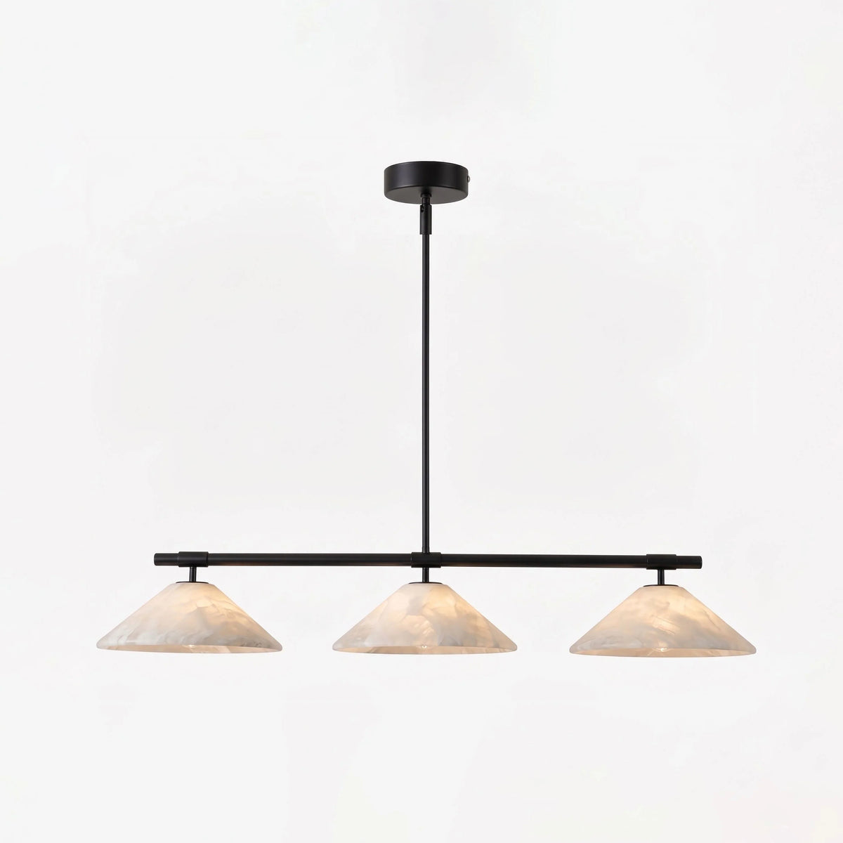 Ridgeline Alabaster Linear Chandelier