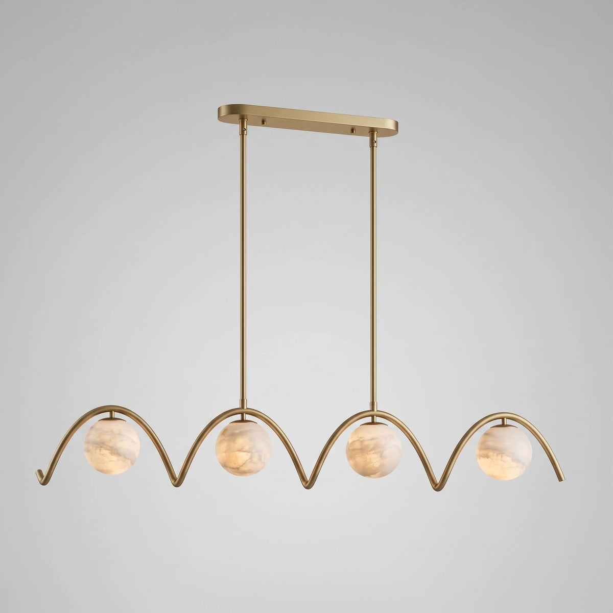 Festoon Alabaster Chandelier