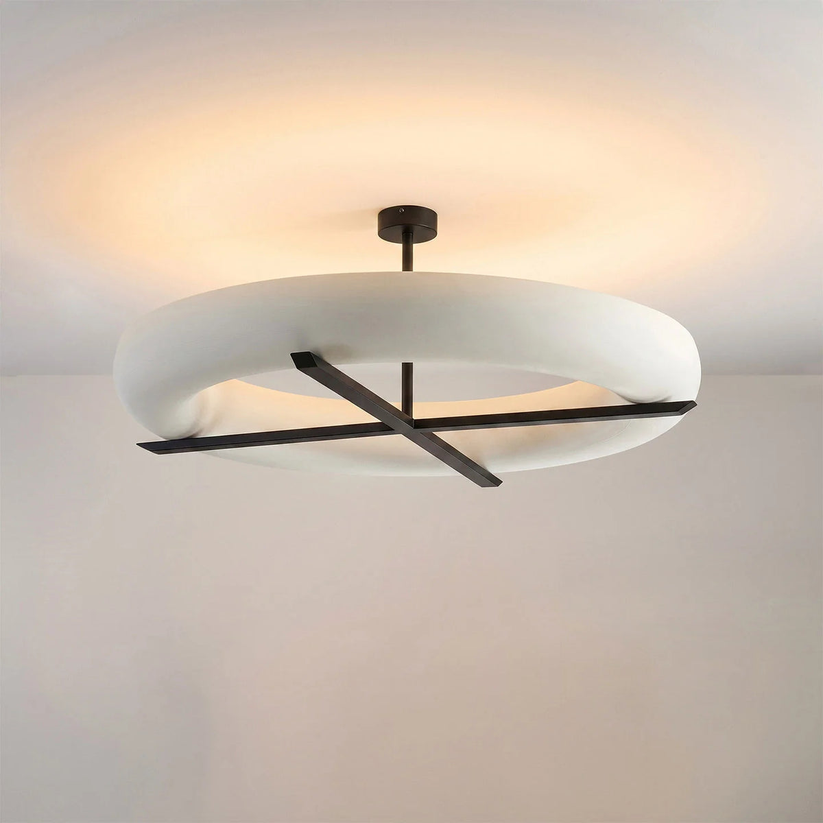 Noveris Geometric Flush Mount Chandelier