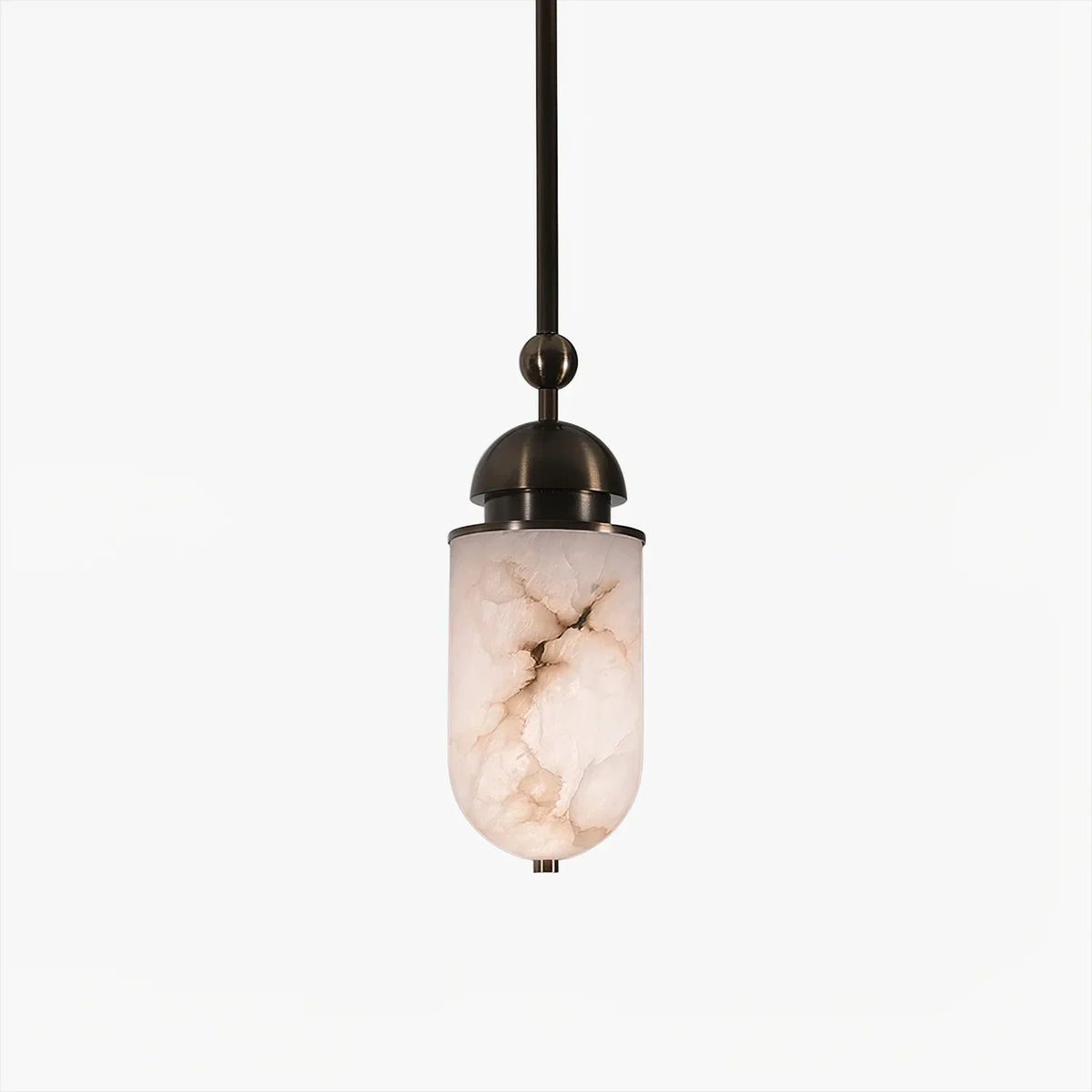 Lozenge Alabaster Rod Pendant Lamp
