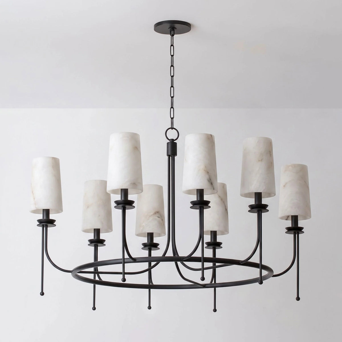 Sutton Alabaster Ring Chandelier
