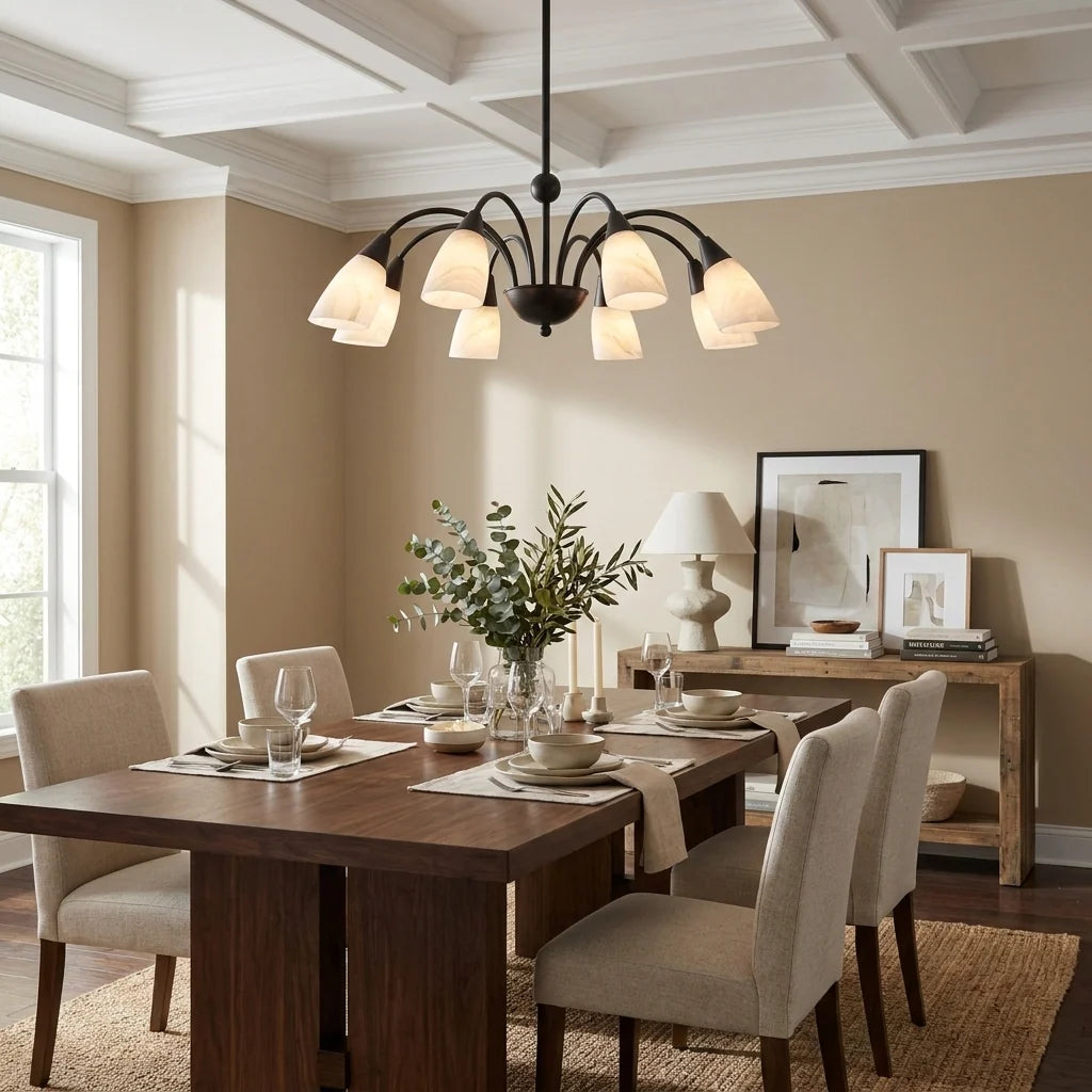 Fontana Alabaster Chandelier