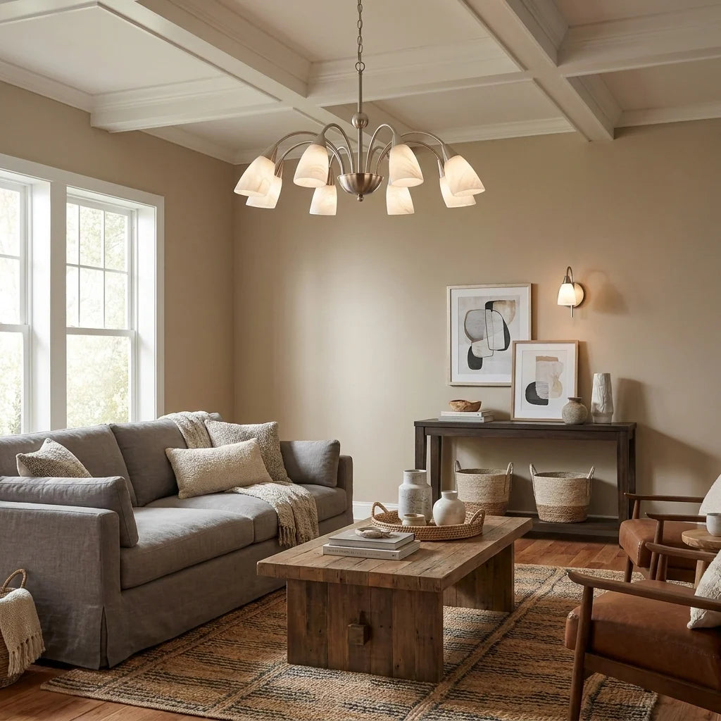 Fontana Alabaster Chandelier
