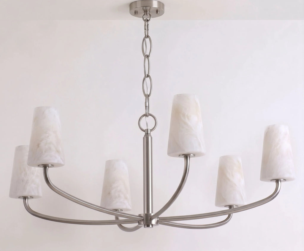 Osier Alabaster Chandelier